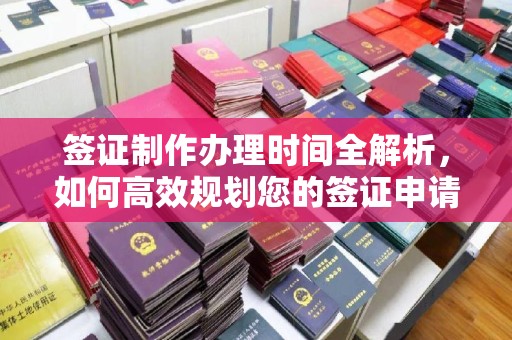 东坑签证制作办理时间全解析，如何高效规划您的签证申请流程