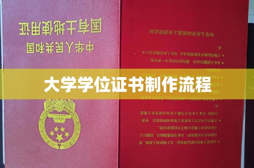 东坑大学学位证书制作流程