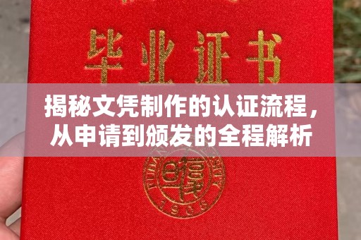 东坑揭秘文凭制作的认证流程，从申请到颁发的全程解析