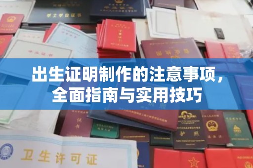东坑出生证明制作的注意事项，全面指南与实用技巧