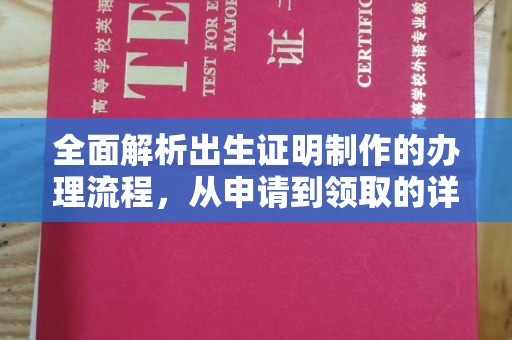 东坑全面解析出生证明制作的办理流程，从申请到领取的详细指南